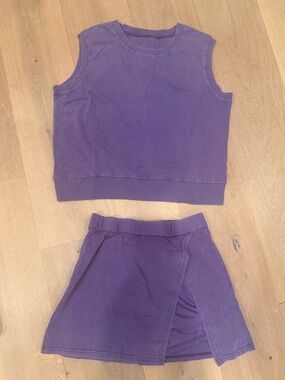 Purple Two-Piece Loungewear Set